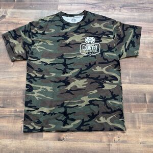 I Heart Country Festival Radio 2021 Camouflage Men’s XL T-shirt Toby Keith